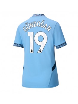 Manchester City Ilkay Gundogan #19 Replika Hemmakläder Dam 2024-25 Kortärmad